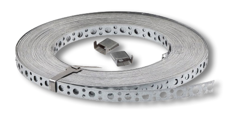 Бандажная лента с зажимами