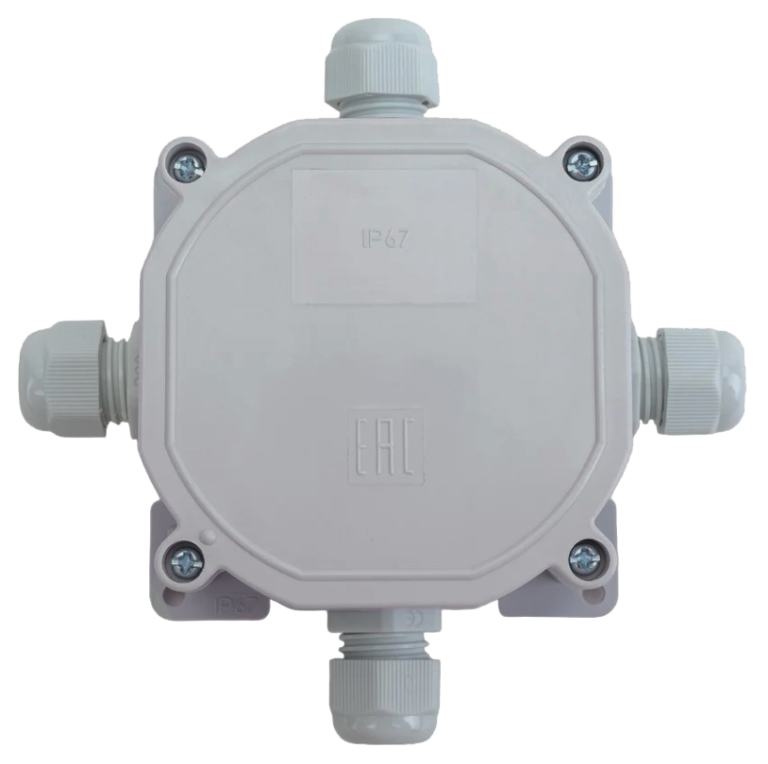 Монтажная коробка КМ на 4 ввода