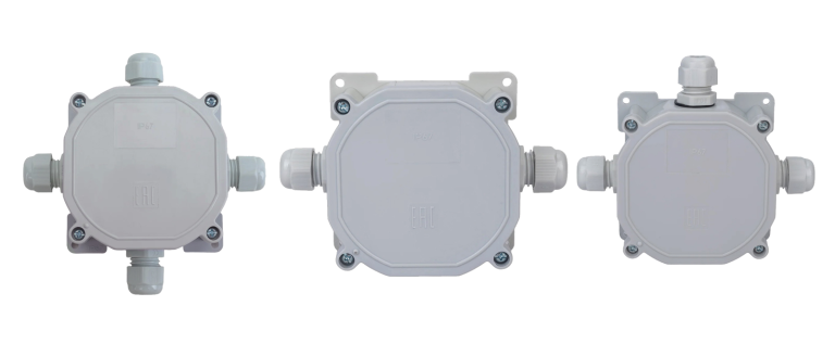 Монтажная коробка КМ на 2 ввода